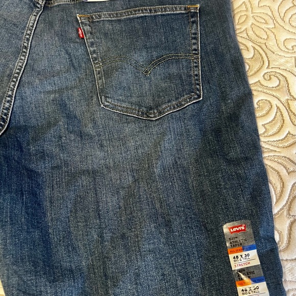 LEVI’S Men's 541 Athletic Stretch Taper Fit Jeans - 48 X 30 - $79.50 Retail - Picture 11 of 12